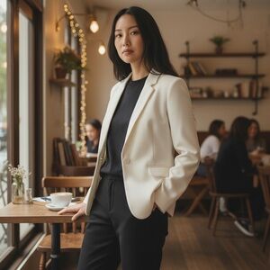 Rosemunde Blazer Womens S Jacket 6824 Classic Office Copenhagen winter white